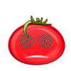Big red tomato sticker-YiYuan messages sticker-10