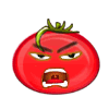 Big red tomato sticker-YiYuan messages sticker-1
