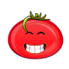 Big red tomato sticker-YiYuan messages sticker-3