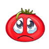 Big red tomato sticker-YiYuan messages sticker-6