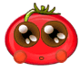 Big red tomato sticker-YiYuan messages sticker-5