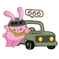 趣智兔 messages sticker-10