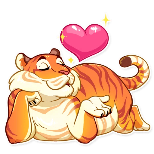 Amur Tiger Stickers messages sticker-1