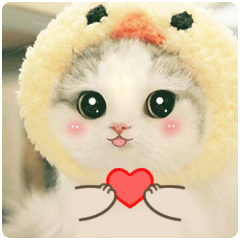 情话猫 messages sticker-4