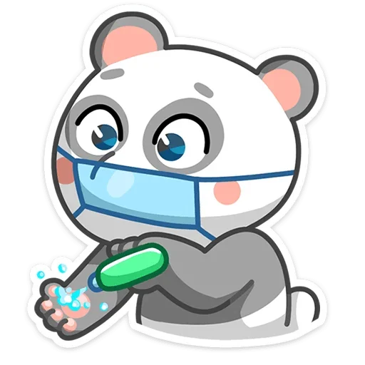 Sick bear messages sticker-2