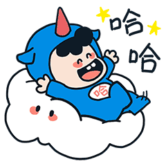 萌萌卡通壁纸 messages sticker-0
