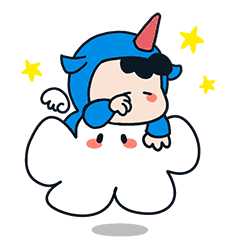 萌萌卡通壁纸 messages sticker-8