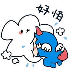萌萌卡通壁纸 messages sticker-7