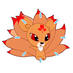 Nine Tailed Fox Stickers messages sticker-11