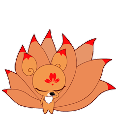 Nine Tailed Fox Stickers messages sticker-3