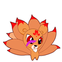 Nine Tailed Fox Stickers messages sticker-5
