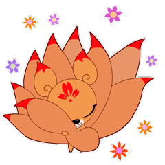 Nine Tailed Fox Stickers messages sticker-10