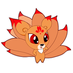 Nine Tailed Fox Stickers messages sticker-1