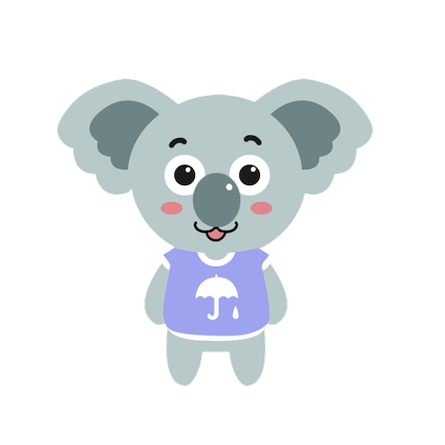 Cute Koala for IM messages sticker-5