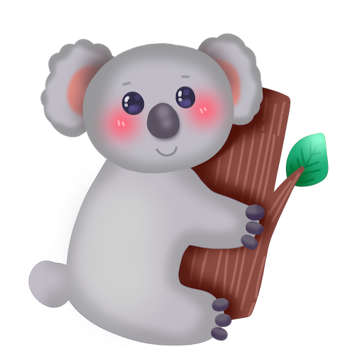 Cute Koala for IM messages sticker-10