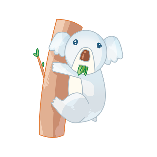 Cute Koala for IM messages sticker-1