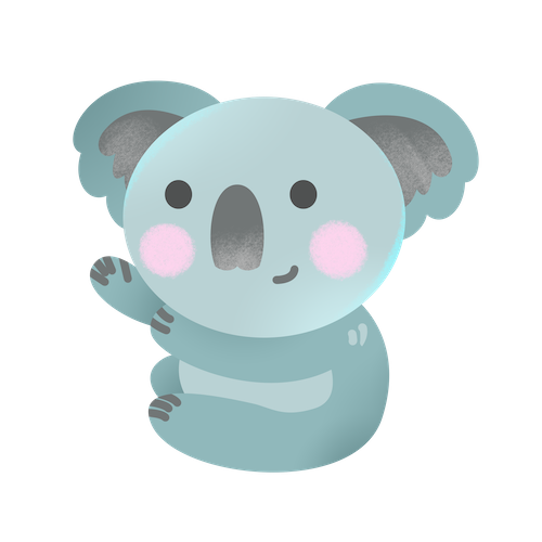 Cute Koala for IM messages sticker-6