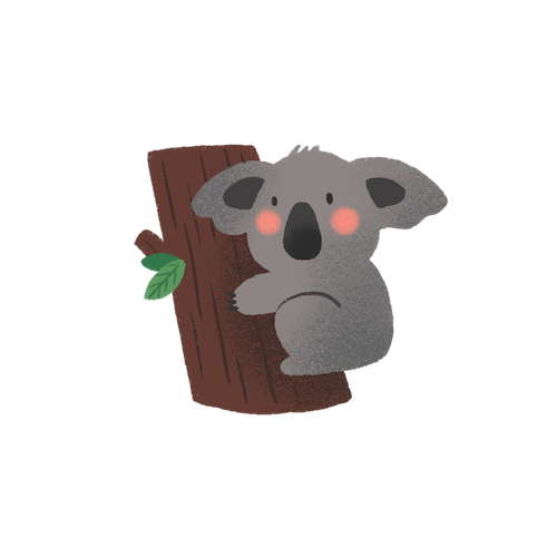 Cute Koala for IM messages sticker-9