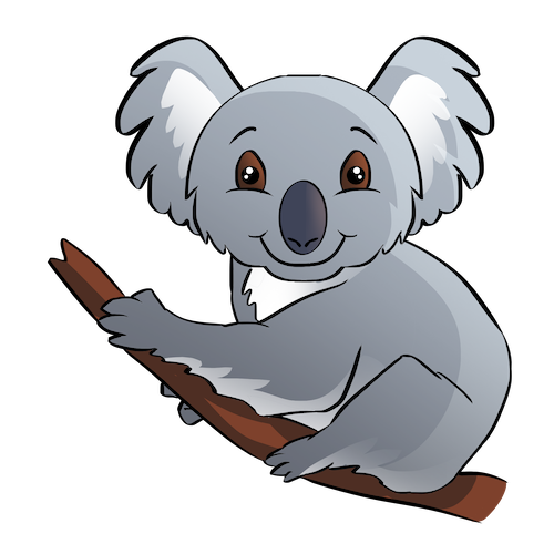 Cute Koala for IM messages sticker-3