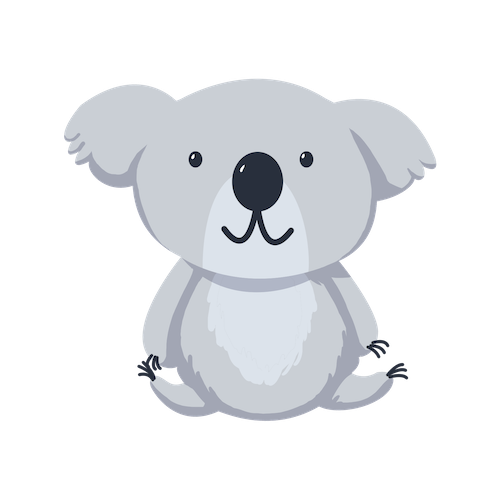 Cute Koala for IM messages sticker-0