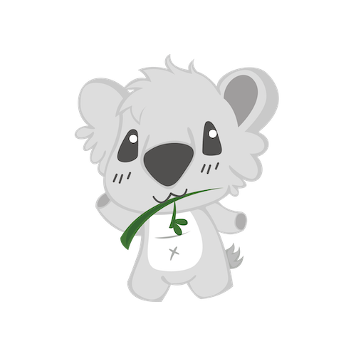 Cute Koala for IM messages sticker-8