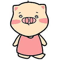 Pink Pig Girl messages sticker-9