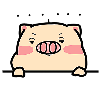 Pink Pig Girl messages sticker-3