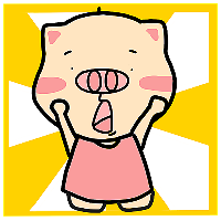 Pink Pig Girl messages sticker-6