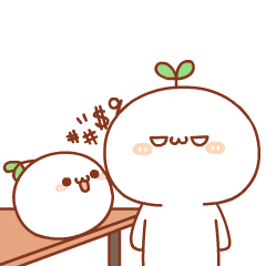Cute little ball-5G messages sticker-6