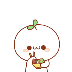 Cute little ball-5G messages sticker-11
