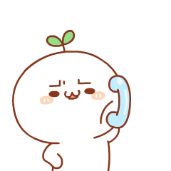 Cute little ball-5G messages sticker-1