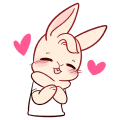 Iron Shield Rabbit messages sticker-11