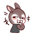 Iron Shield Rabbit messages sticker-9