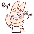Iron Shield Rabbit messages sticker-7