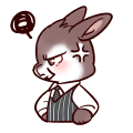Iron Shield Rabbit messages sticker-3