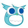 Dynamic blue cute bird-八一六 messages sticker-6