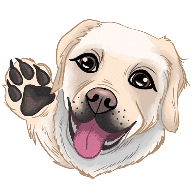 Jamie and Percy - Lab brothers messages sticker-0
