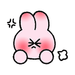 Rabbit Eating Carrot messages sticker-11