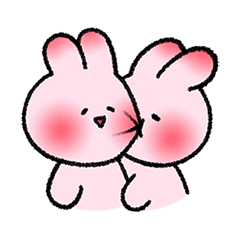 Rabbit Eating Carrot messages sticker-1