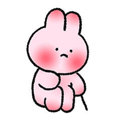 Rabbit Eating Carrot messages sticker-3