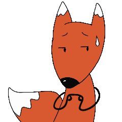 A dumb little fox messages sticker-5