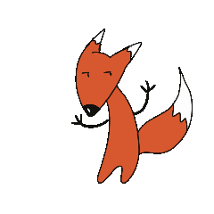 A dumb little fox messages sticker-0