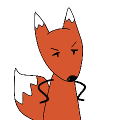 A dumb little fox messages sticker-3