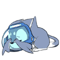 Diver Dog messages sticker-2
