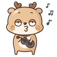 Smart Roe Deer messages sticker-2