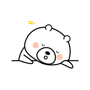 Funny little white bear messages sticker-8