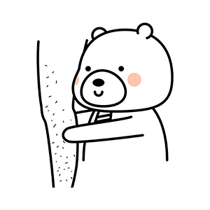 Funny little white bear messages sticker-3