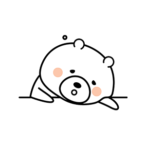 Funny little white bear messages sticker-4