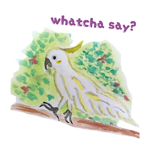 Hand drawn cartoon stickers messages sticker-3