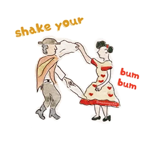 Hand drawn cartoon stickers messages sticker-6